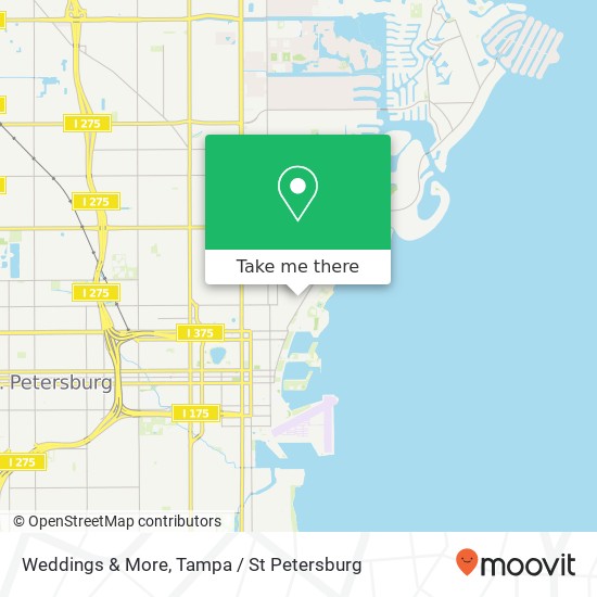 Weddings & More map