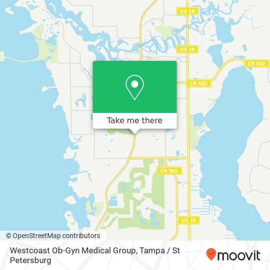 Westcoast Ob-Gyn Medical Group map