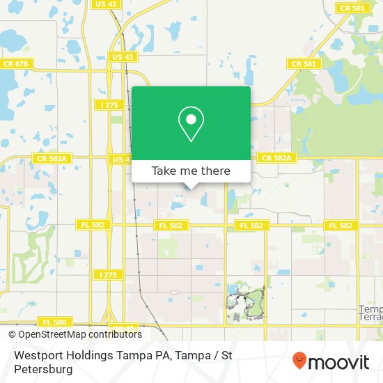 Mapa de Westport Holdings Tampa PA