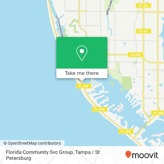 Florida Community Svc Group map