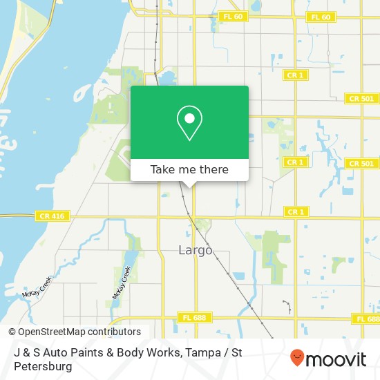 J & S Auto Paints & Body Works map