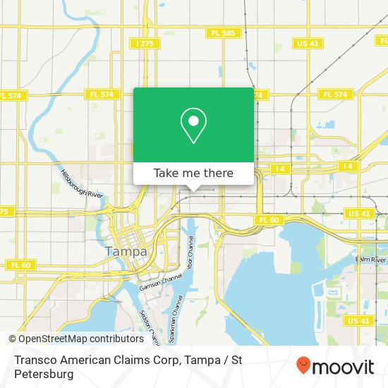 Transco American Claims Corp map