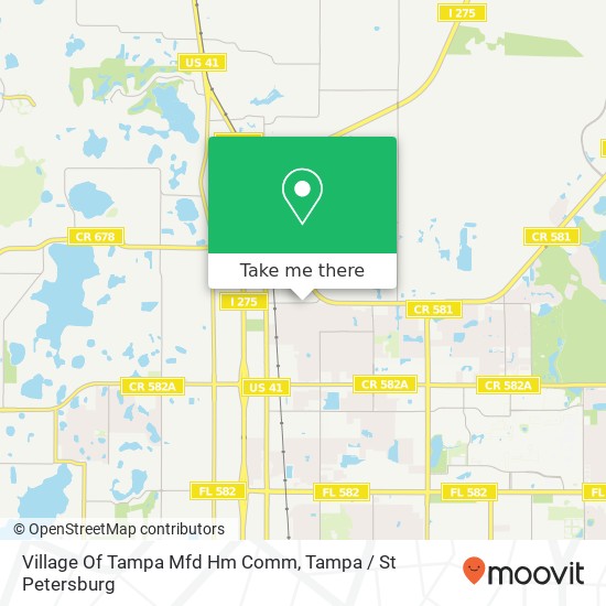 Village Of Tampa Mfd Hm Comm map