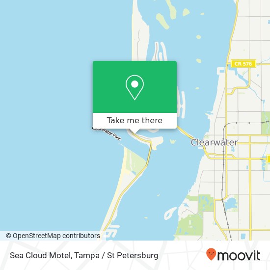 Sea Cloud Motel map