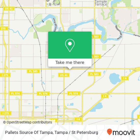 Mapa de Pallets Source Of Tampa