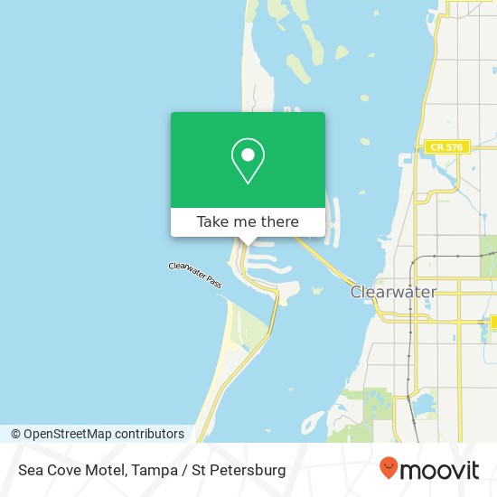 Sea Cove Motel map