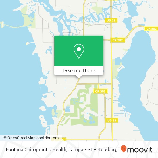 Fontana Chiropractic Health map