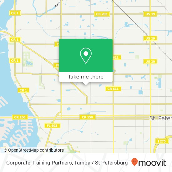 Corporate Training Partners map