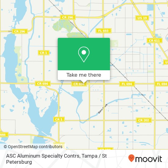 ASC Aluminum Specialty Contrs map