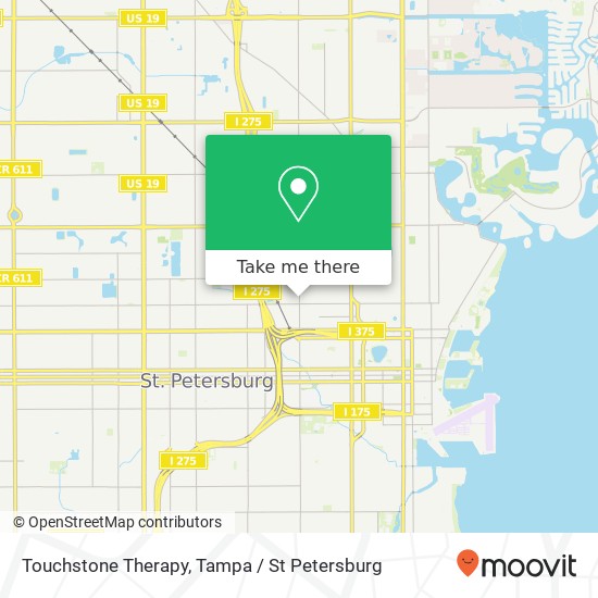 Touchstone Therapy map