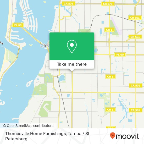 Thomasville Home Furnishings map