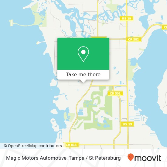 Magic Motors Automotive map