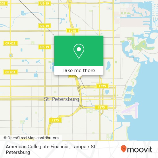 Mapa de American Collegiate Financial