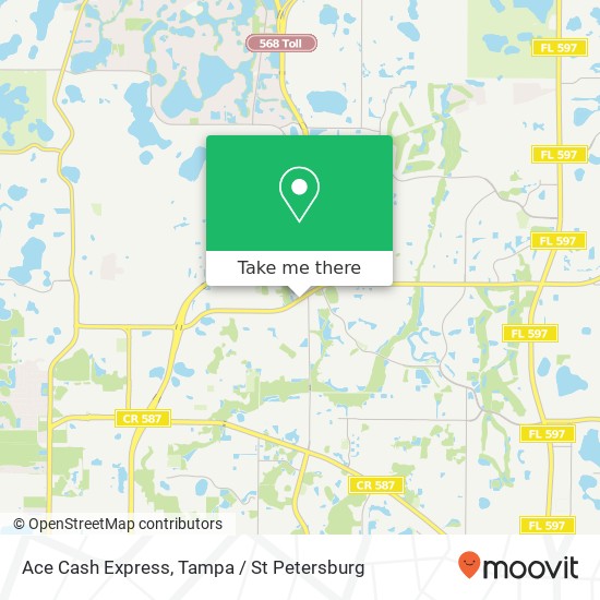 Ace Cash Express map