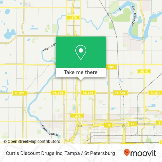 Curtis Discount Drugs Inc map