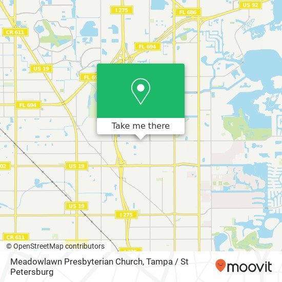 Meadowlawn Presbyterian Church map