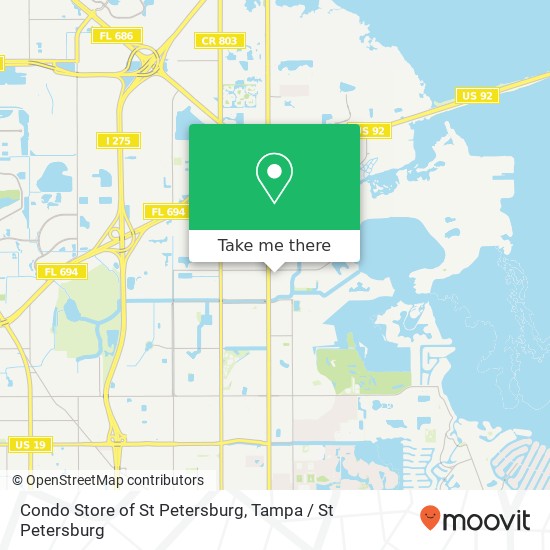 Mapa de Condo Store of St Petersburg