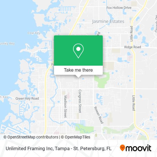 Mapa de Unlimited Framing Inc
