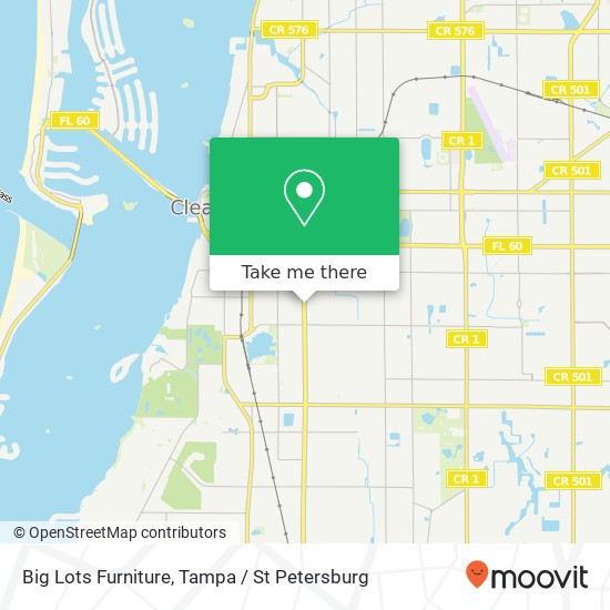 Big Lots Furniture map