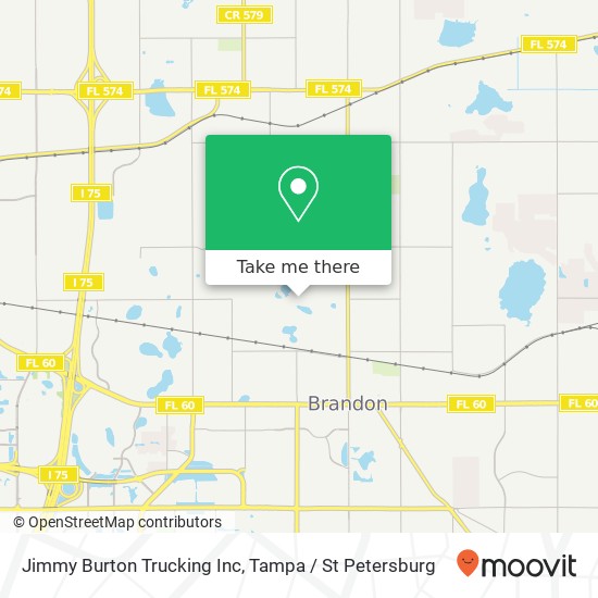 Jimmy Burton Trucking Inc map