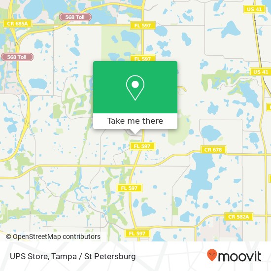 Mapa de UPS Store