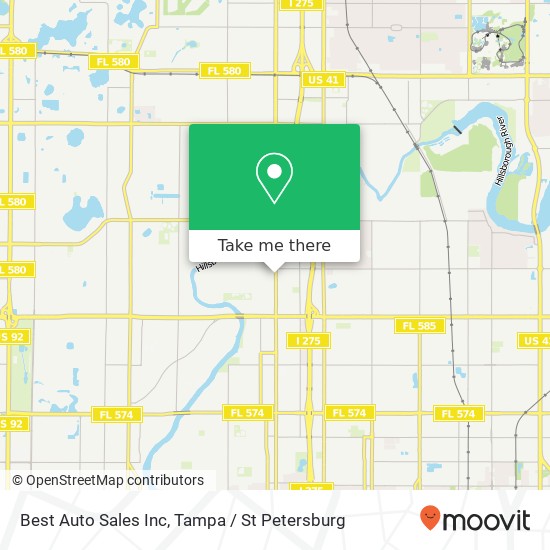 Best Auto Sales Inc map