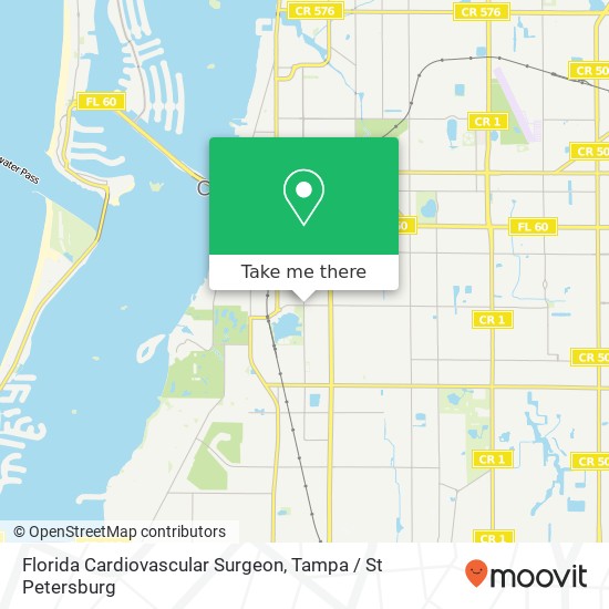 Florida Cardiovascular Surgeon map