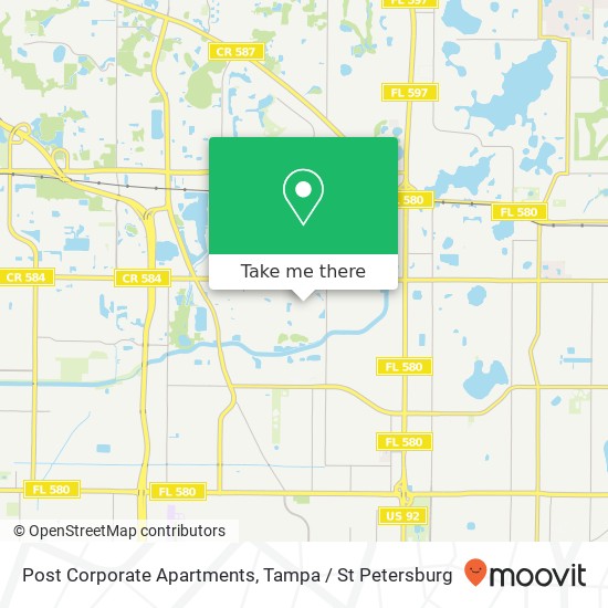 Mapa de Post Corporate Apartments