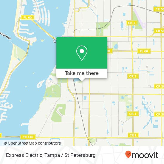 Express Electric map