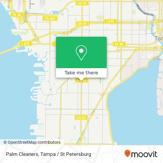 Palm Cleaners map