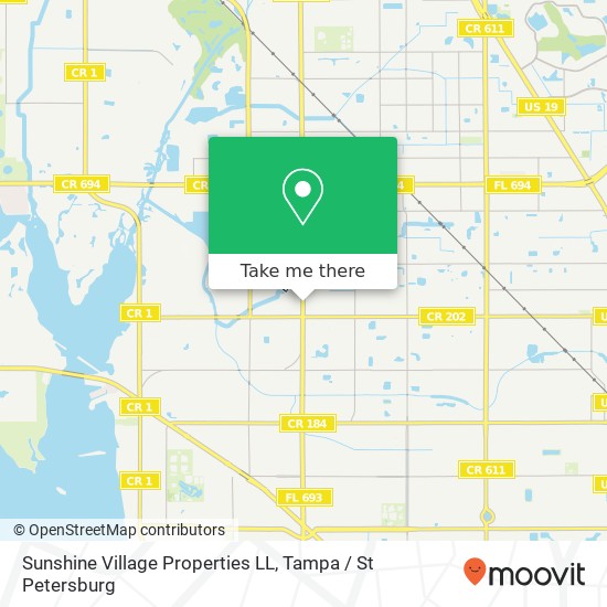 Mapa de Sunshine Village Properties LL