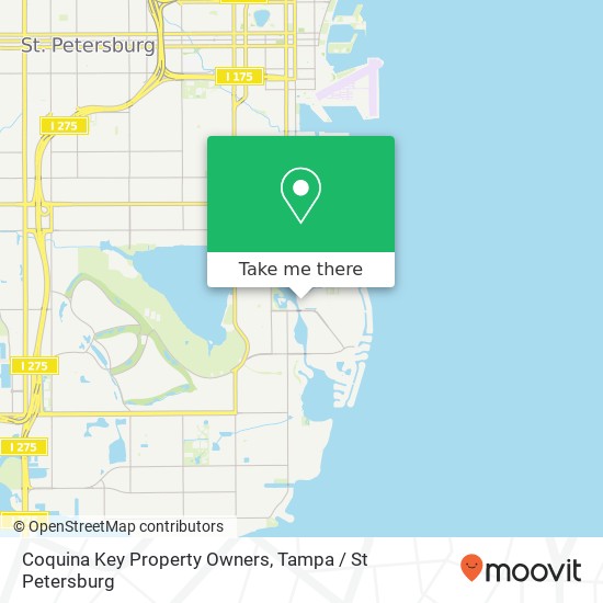 Coquina Key Property Owners map