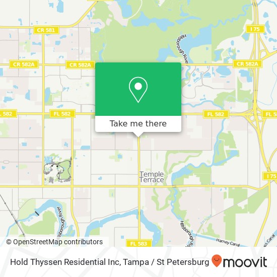 Hold Thyssen Residential Inc map