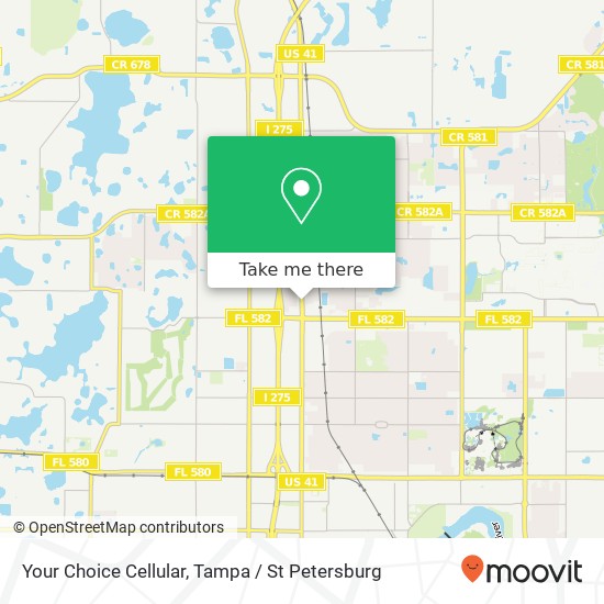 Mapa de Your Choice Cellular