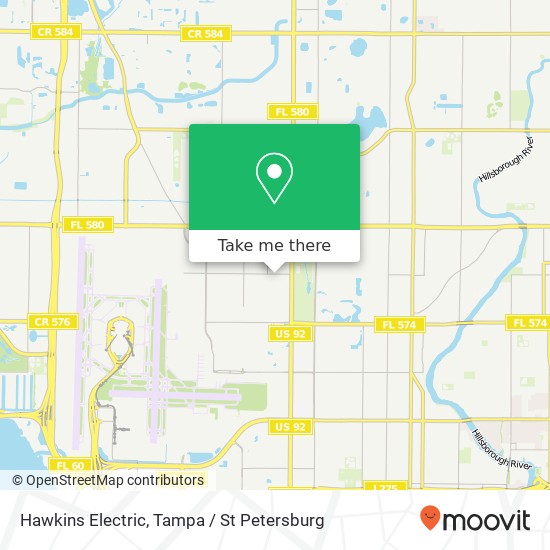 Hawkins Electric map