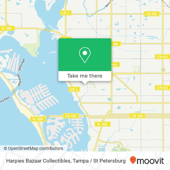 Harpies Bazaar Collectibles map