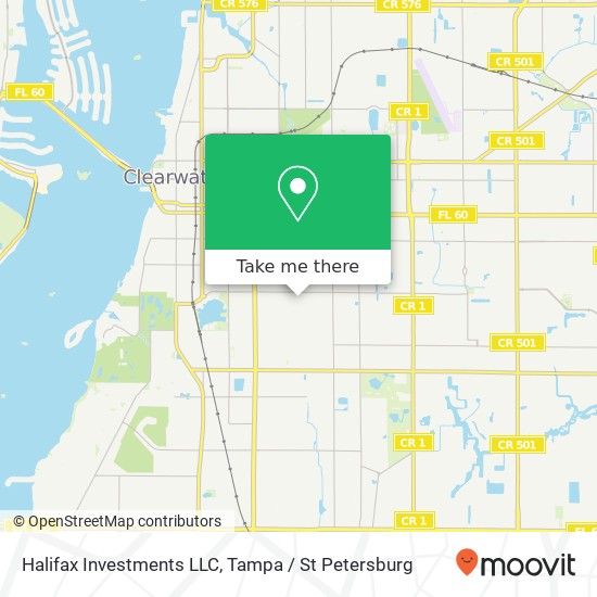 Halifax Investments LLC map