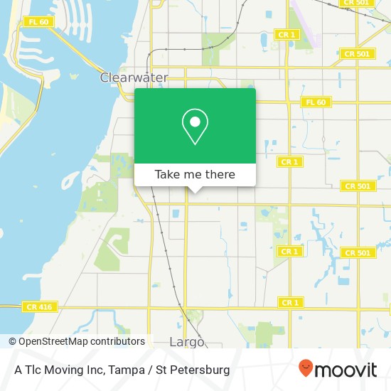 A Tlc Moving Inc map