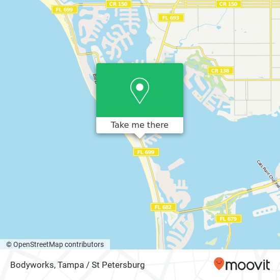 Bodyworks map