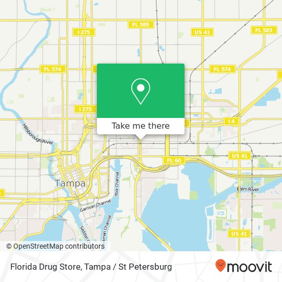 Florida Drug Store map