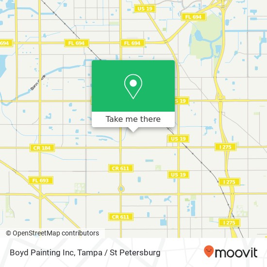 Boyd Painting Inc map