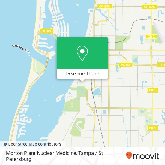 Morton Plant Nuclear Medicine map