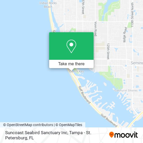 Suncoast Seabird Sanctuary Inc map