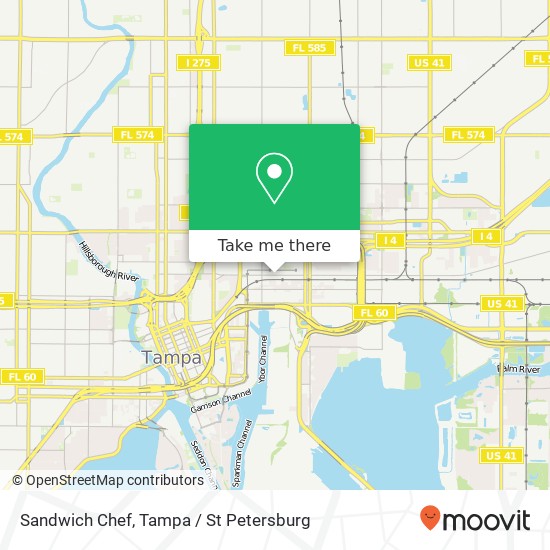 Mapa de Sandwich Chef