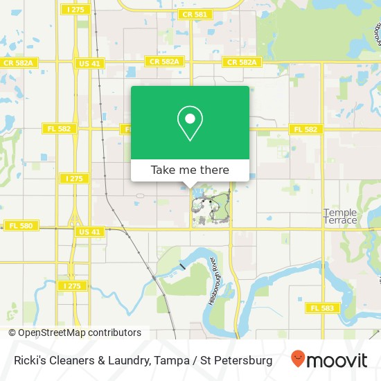 Mapa de Ricki's Cleaners & Laundry