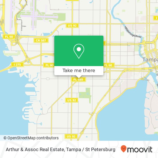 Arthur & Assoc Real Estate map