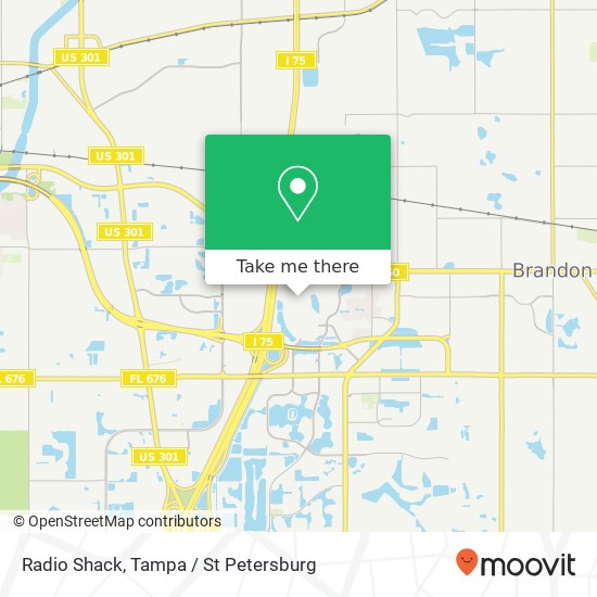 Radio Shack map