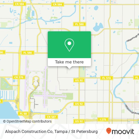 Alspach Construction Co map