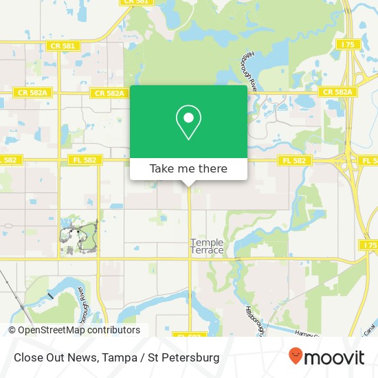 Close Out News map