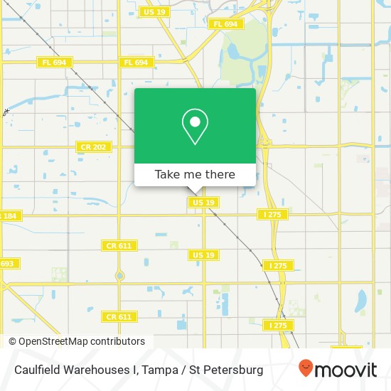 Caulfield Warehouses I map